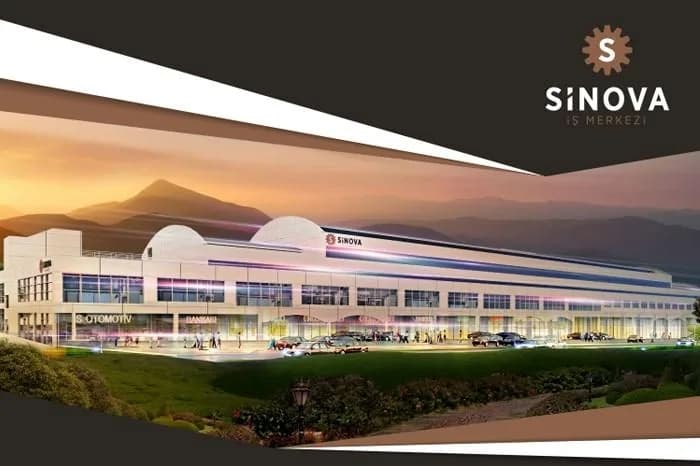 Sinova İş Merkezi, Sincan — dış cephe görselleştirmesi