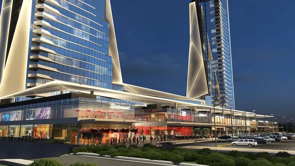 Elmar Towers, Çankaya — dış cephe görselleştirmesi