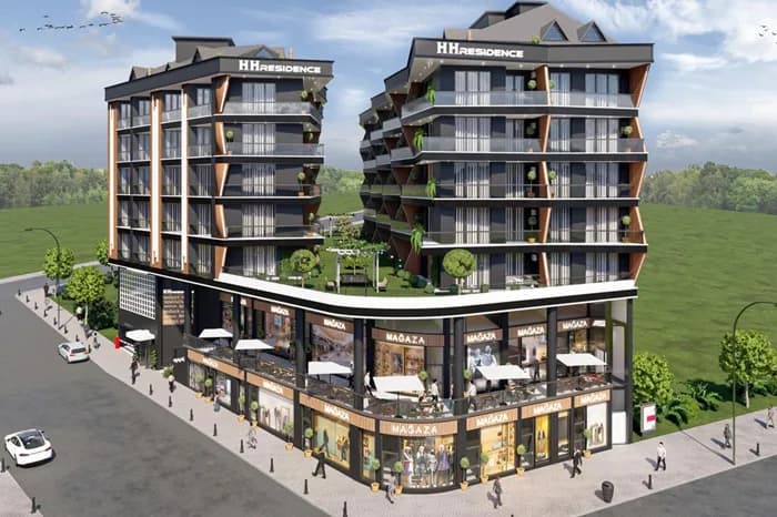HH Residence, Arnavutköy — dış cephe görselleştirmesi