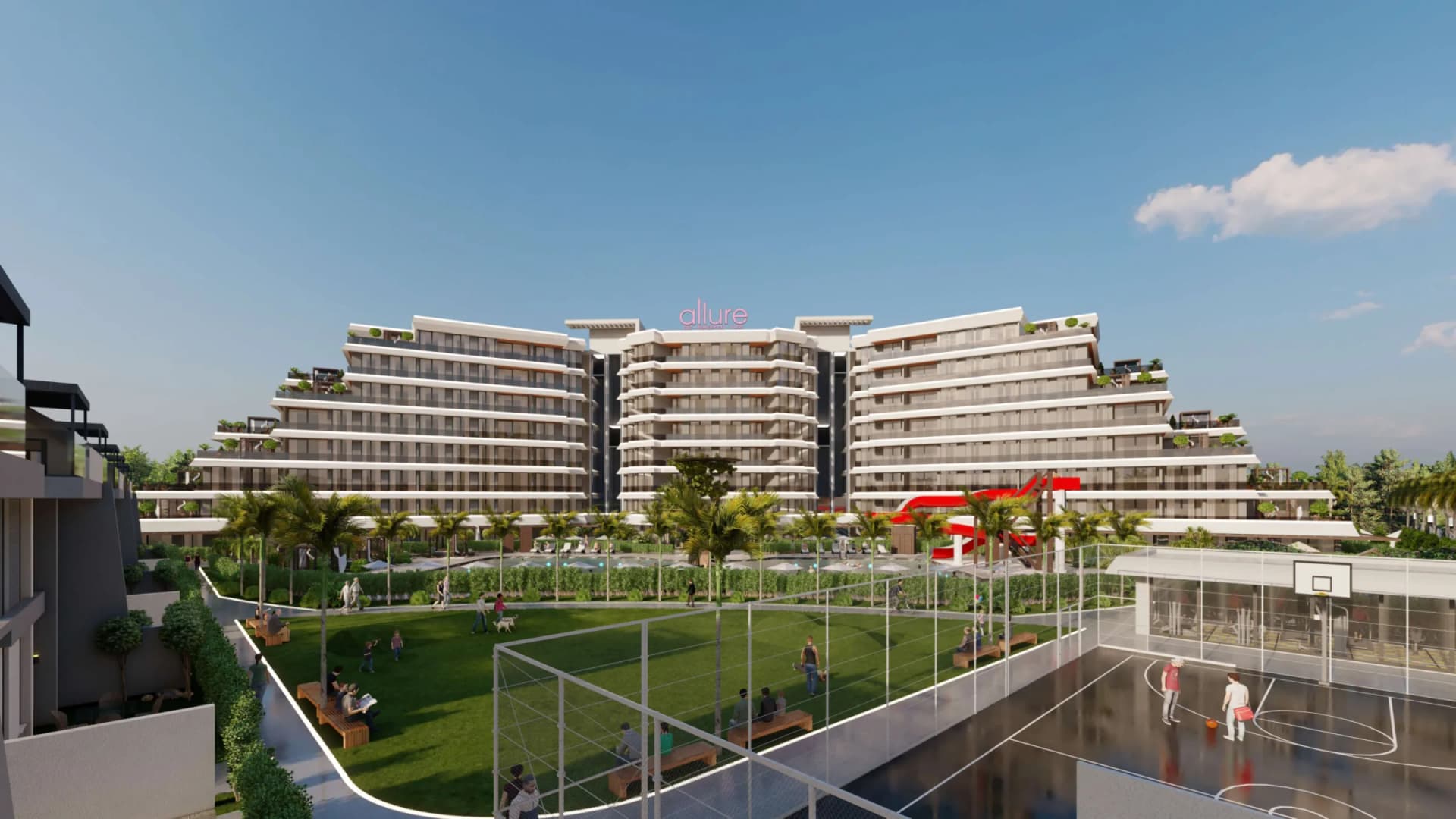 Allure Antalya, Aksu — dış cephe görselleştirmesi · 3. görsel
