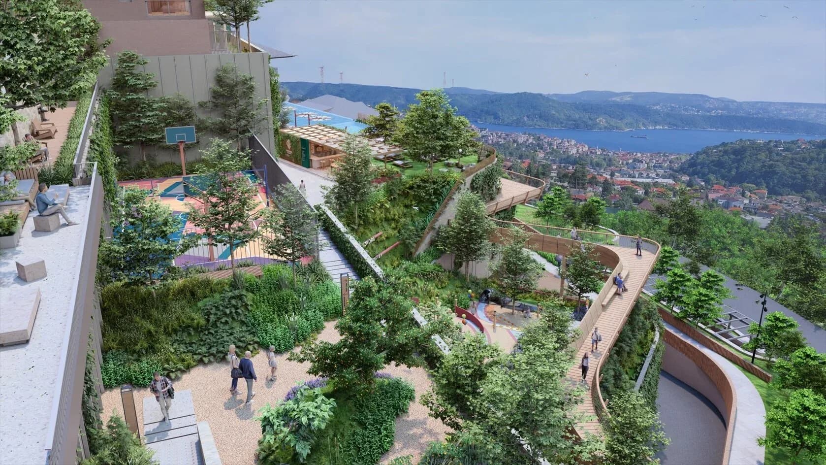 Denizkoru Sarıyer, Sarıyer — dış cephe görselleştirmesi