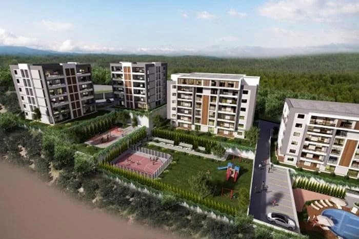 Batıkent Residence, Nilüfer — dış cephe görselleştirmesi