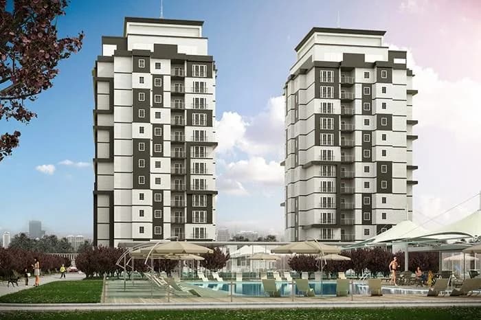 Akkent Doğa Konutları 2. Etap, Arnavutköy — dış cephe görselleştirmesi