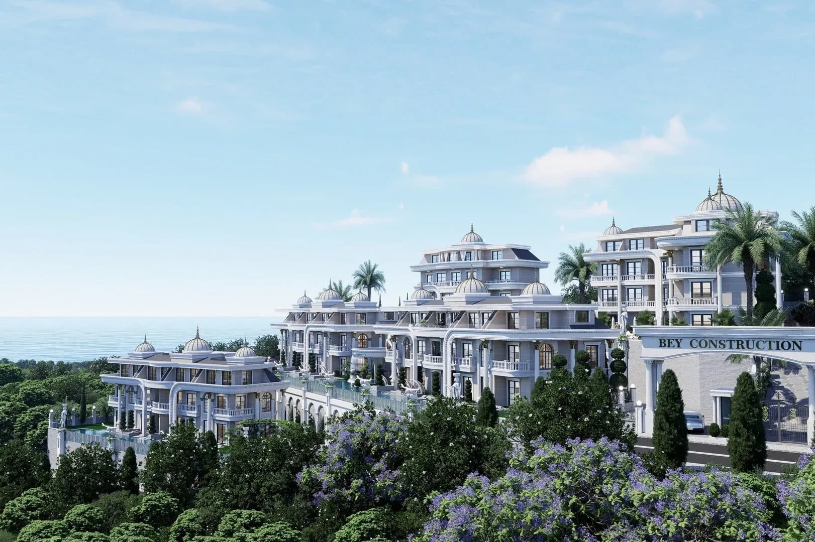 Bey Vista, Alanya — dış cephe görselleştirmesi