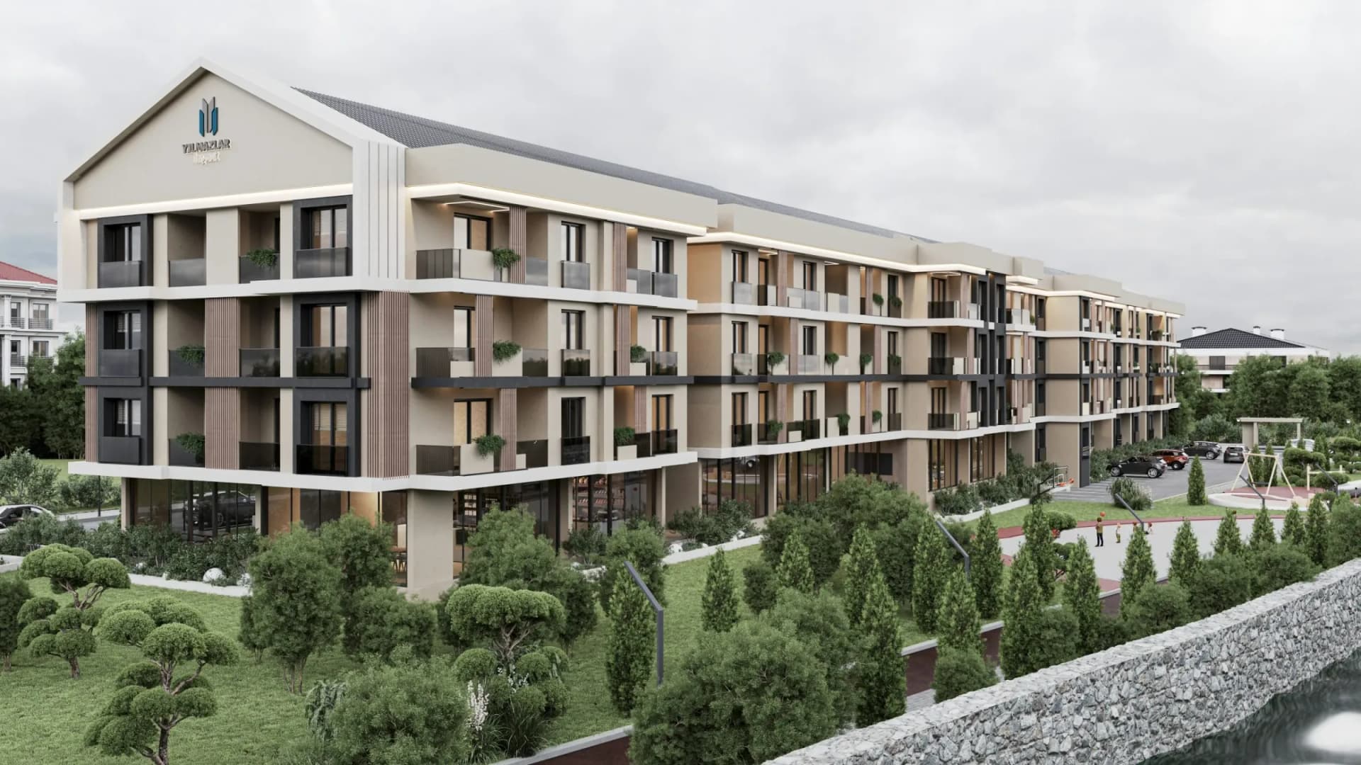 Dora Garden Life, Yalova — dış cephe görselleştirmesi