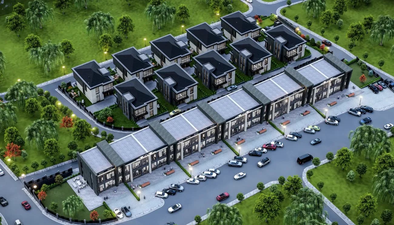Jewel Cadde, Çankaya — dış cephe görselleştirmesi