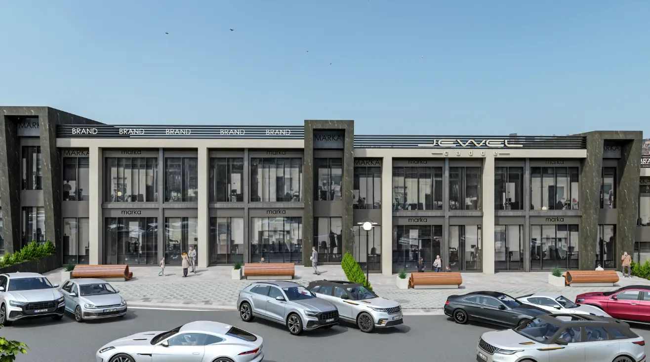 Jewel Cadde, Çankaya — dış cephe görselleştirmesi · 2. görsel