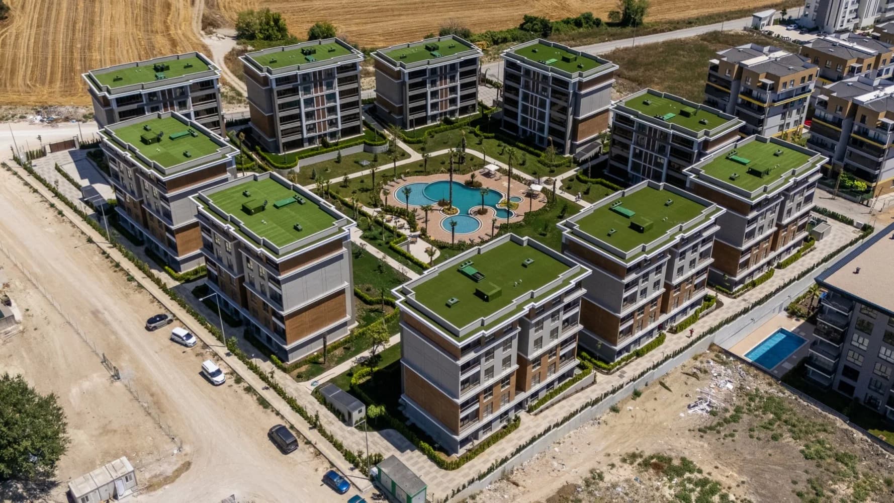Kumova Park Mahal, Nilüfer — dış cephe görselleştirmesi