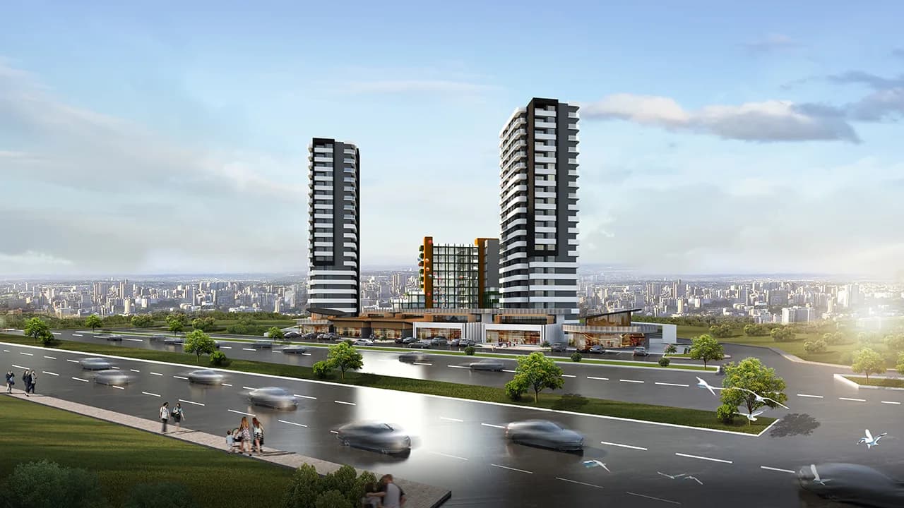 Onyx İncek, Gölbaşı — dış cephe görselleştirmesi