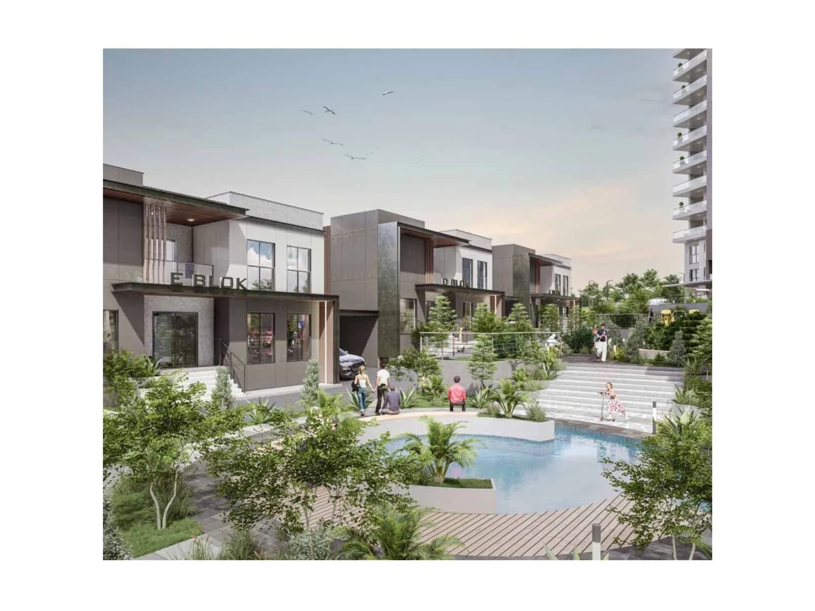 Perla Yalçın Beytepe, Çankaya — dış cephe görselleştirmesi · 3. görsel