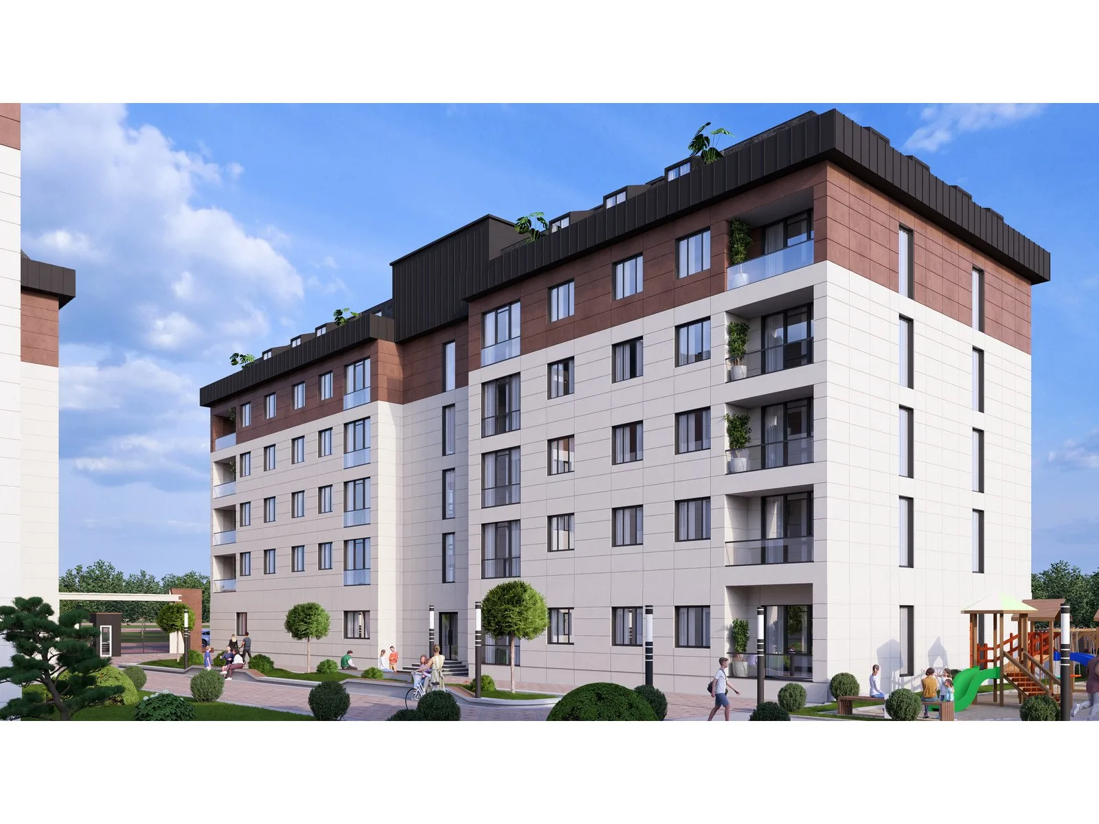 Simpark One, Arnavutköy — dış cephe görselleştirmesi