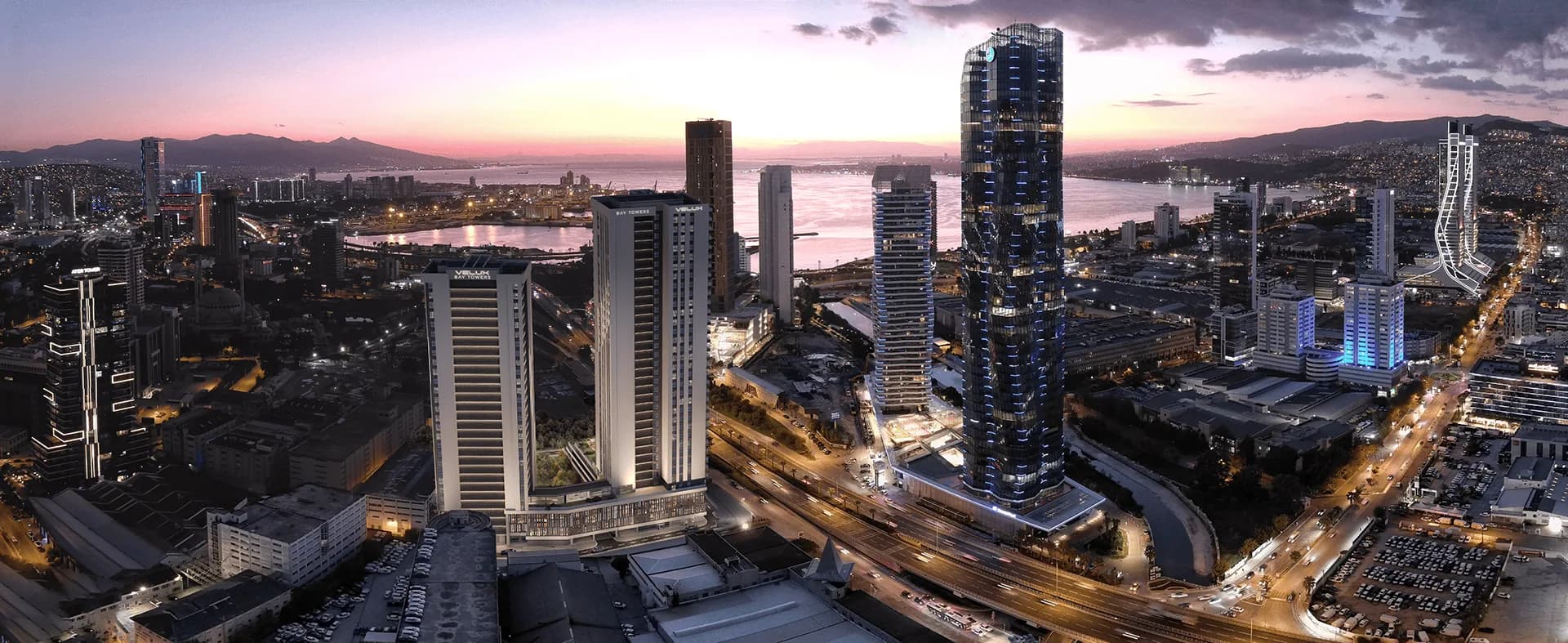 Velux Bay Towers, Konak — dış cephe görselleştirmesi · 3. görsel