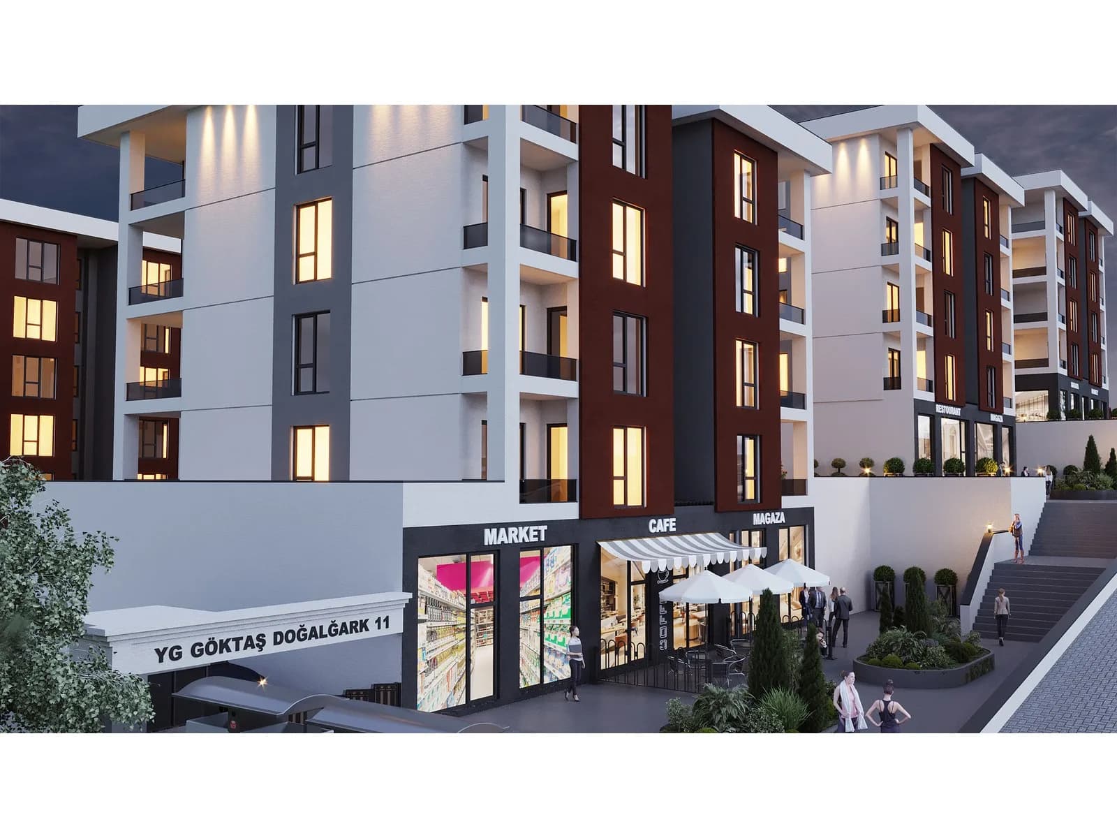 YG Göktaş Doğalpark 11.Etap, Nilüfer — dış cephe görselleştirmesi · 3. görsel