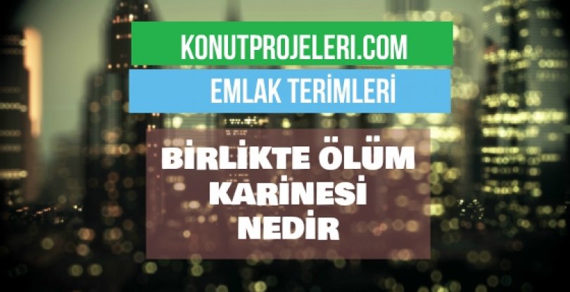 BİRLİKTE ÖLÜM KARİNESİ NEDİR?