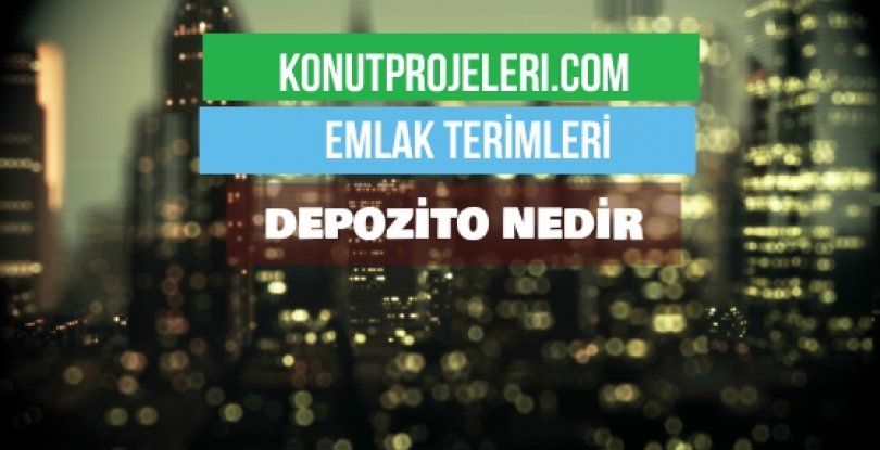 DEPOZİTO NEDİR?