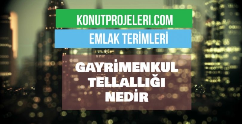 GAYRİMENKUL TELLALLIĞI NEDİR?