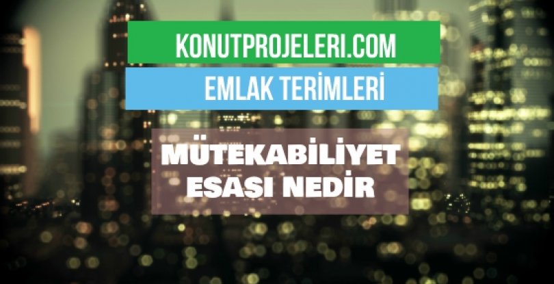 MÜTEKABİLİYET ESASI NEDİR