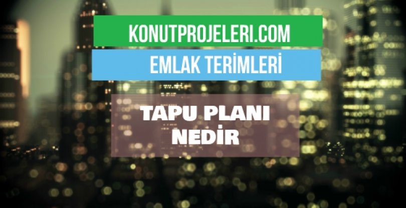 TAPU PLANI NEDİR