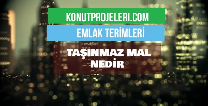 TAŞINMAZ MAL NEDİR?