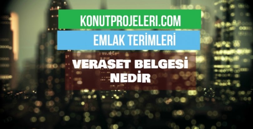 VERASET BELGESİ NEDİR?