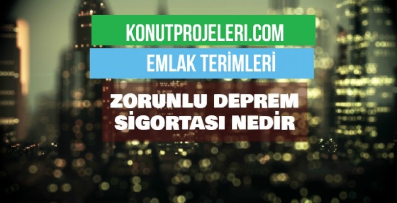 ZORUNLU DEPREM SİGORTASI NEDİR?